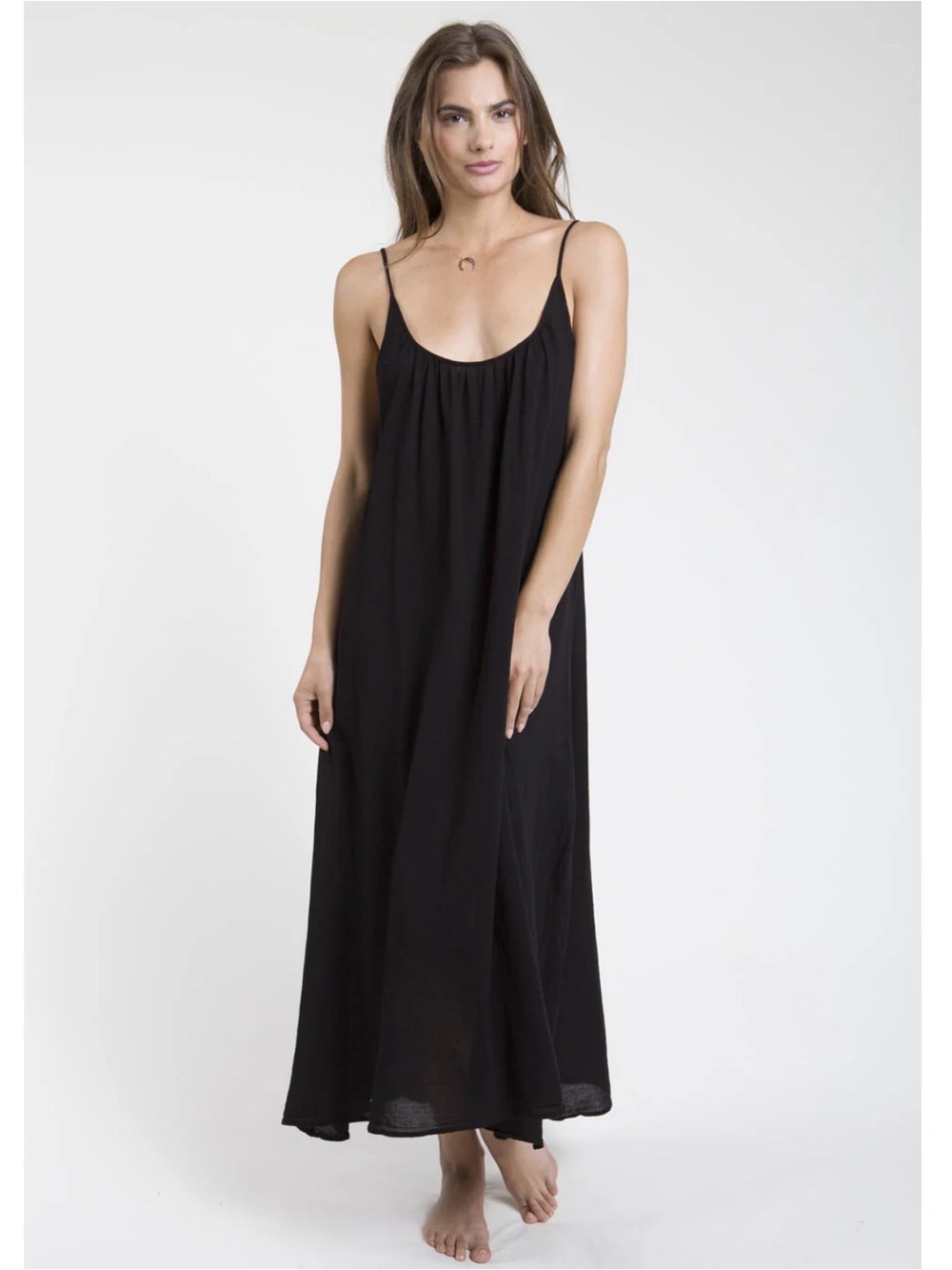 9Seed TULUM low back maxi - black
